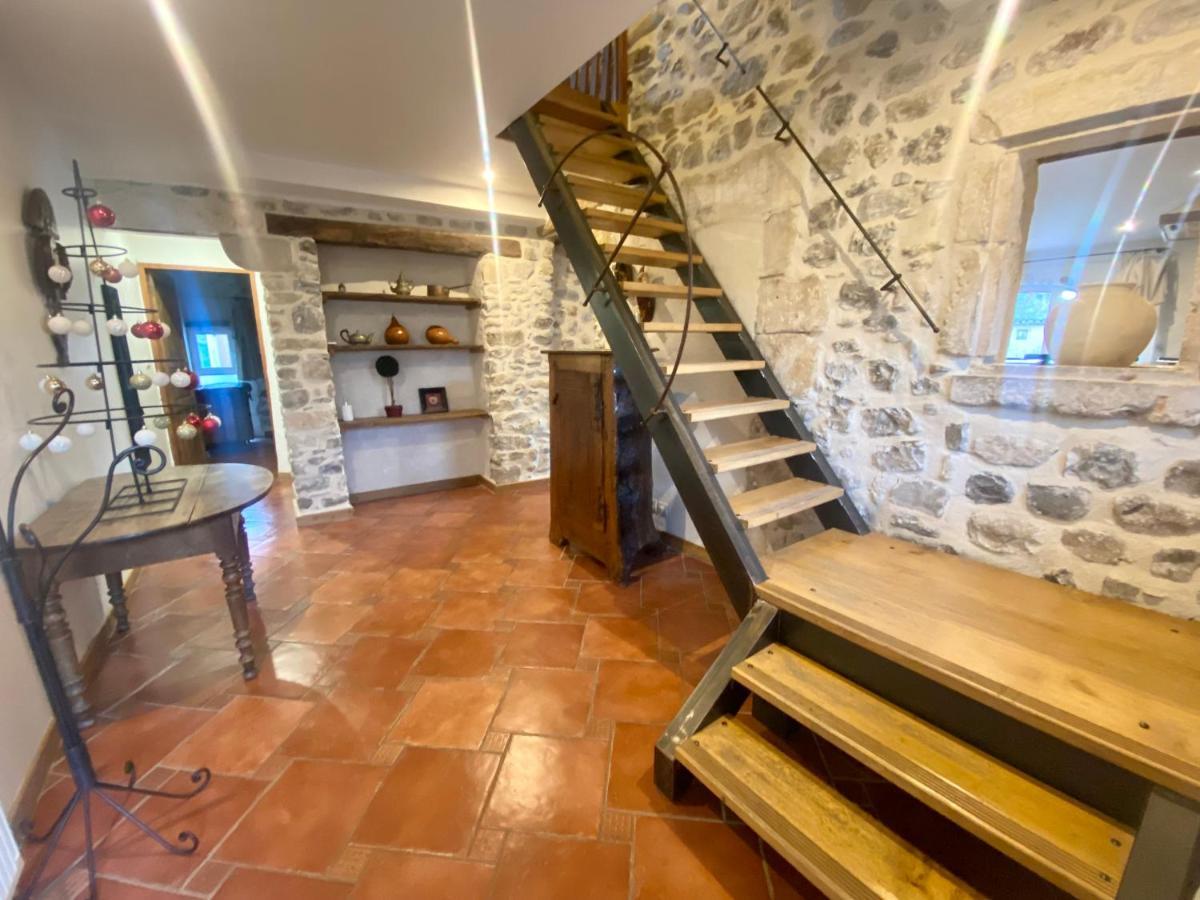 Gite De Groupe 9Ch Ou 3 Gites Independants De 3Ch - Patio Et Piscine Interieure Chauffee Toute L'Annee Vallon-Pont-dʼArc Zewnętrze zdjęcie