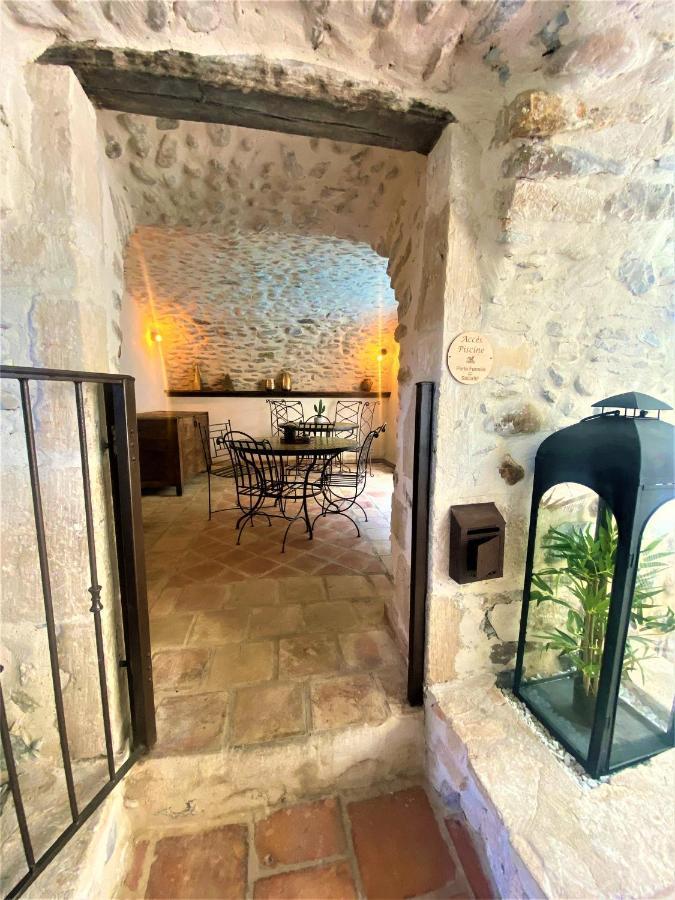 Gite De Groupe 9Ch Ou 3 Gites Independants De 3Ch - Patio Et Piscine Interieure Chauffee Toute L'Annee Vallon-Pont-dʼArc Zewnętrze zdjęcie