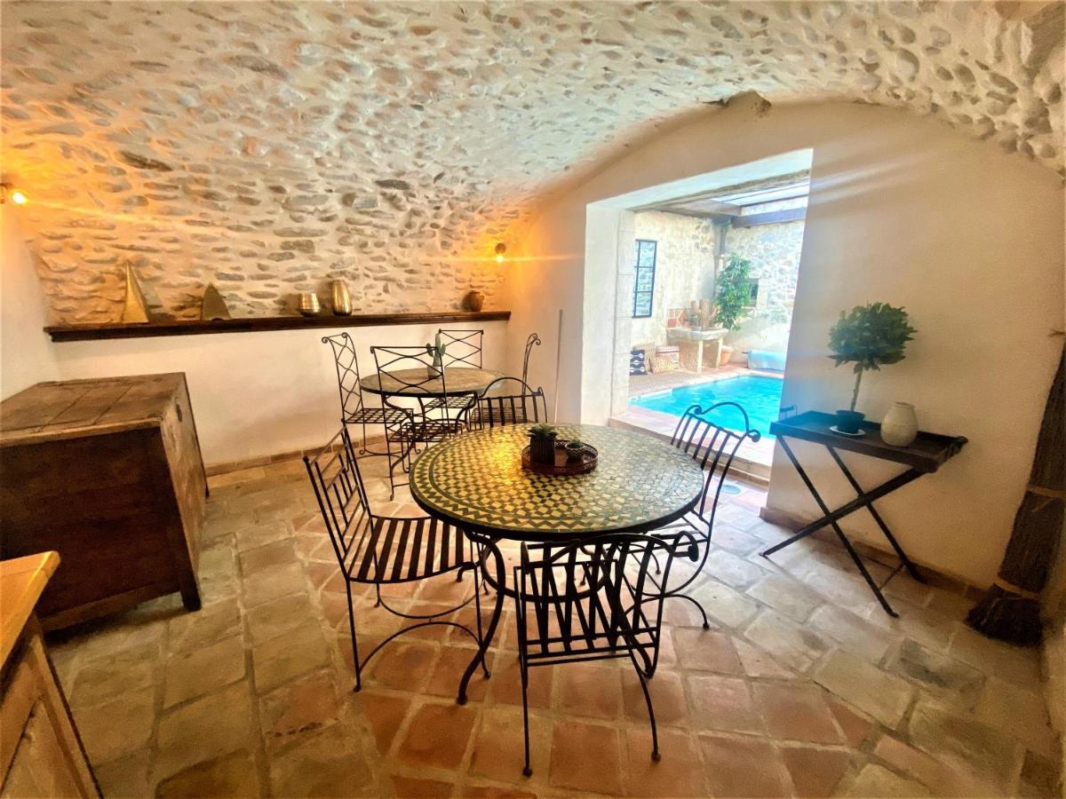 Gite De Groupe 9Ch Ou 3 Gites Independants De 3Ch - Patio Et Piscine Interieure Chauffee Toute L'Annee Vallon-Pont-dʼArc Zewnętrze zdjęcie
